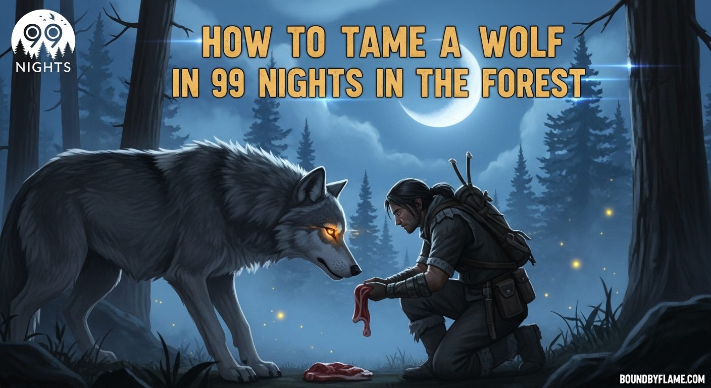How to Tame a Wolf Taming Guide for 99 Nights