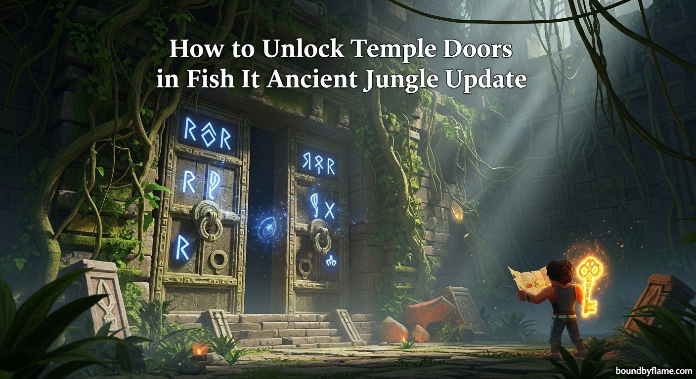 How to Unlock Temple Doors in Fish It Ancient Jungle Update