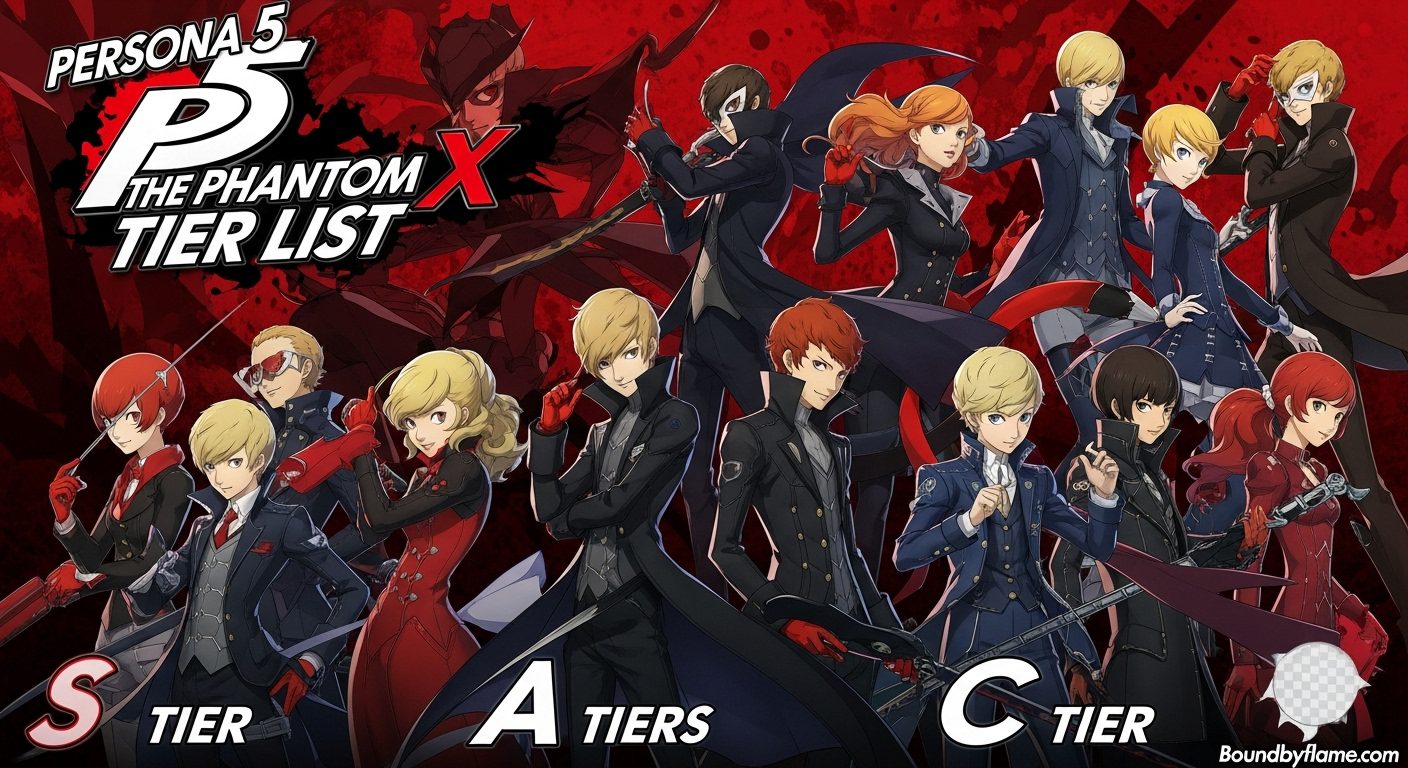 Persona 5 The Phantom X Tier List