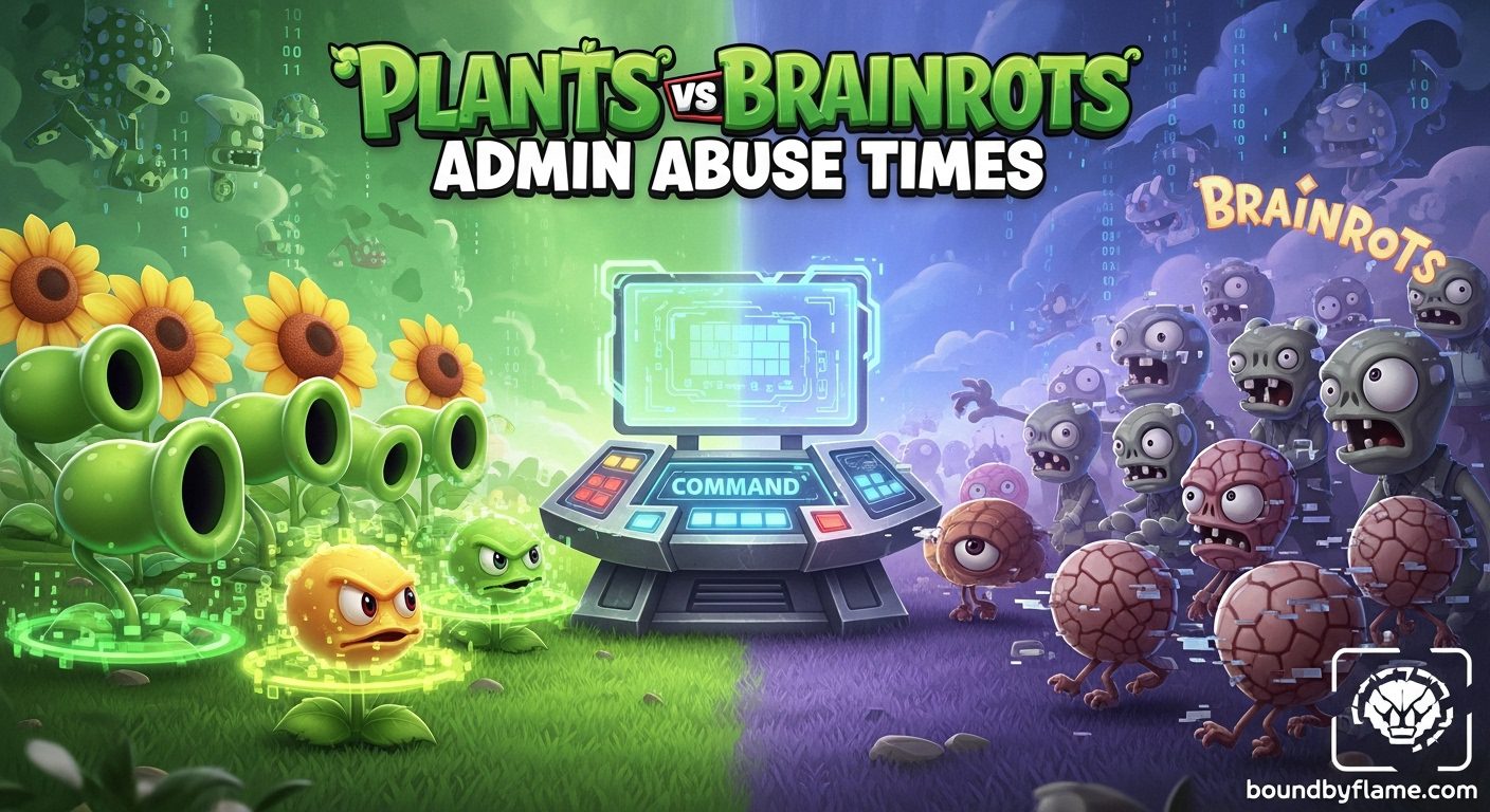 Plants vs Brainrots Admin Abuse Guide