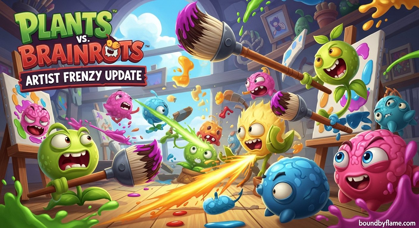 Plants vs Brainrots Artist Frenzy Update