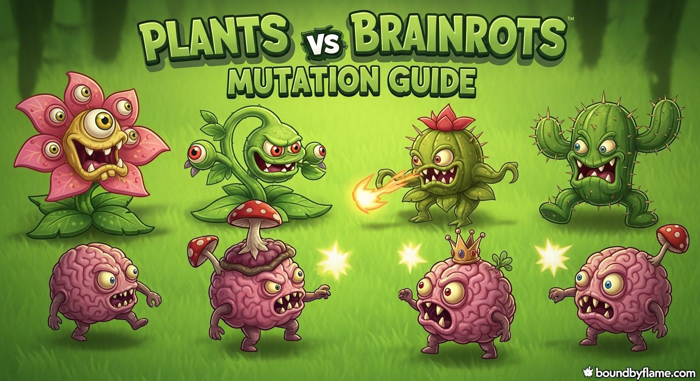Plants vs Brainrots Mutation Guide