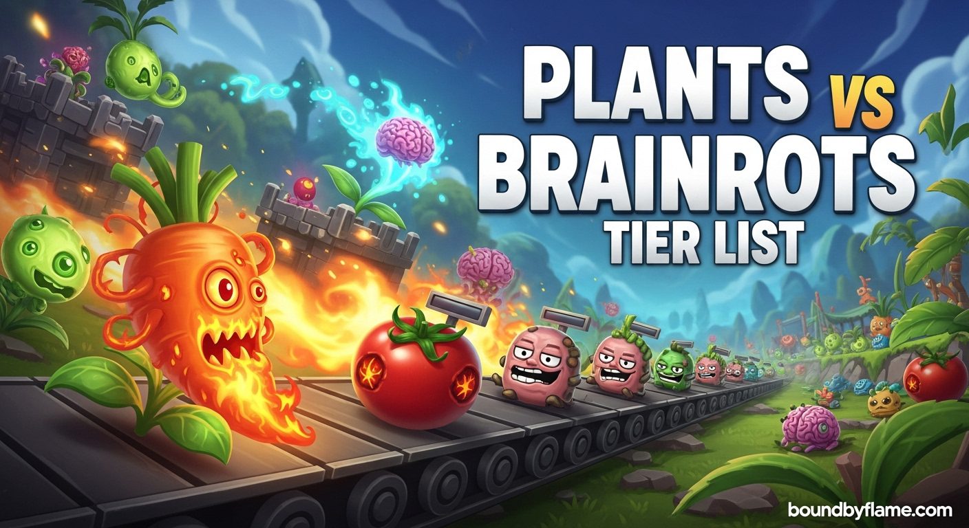 Plants vs Brainrots Tier List