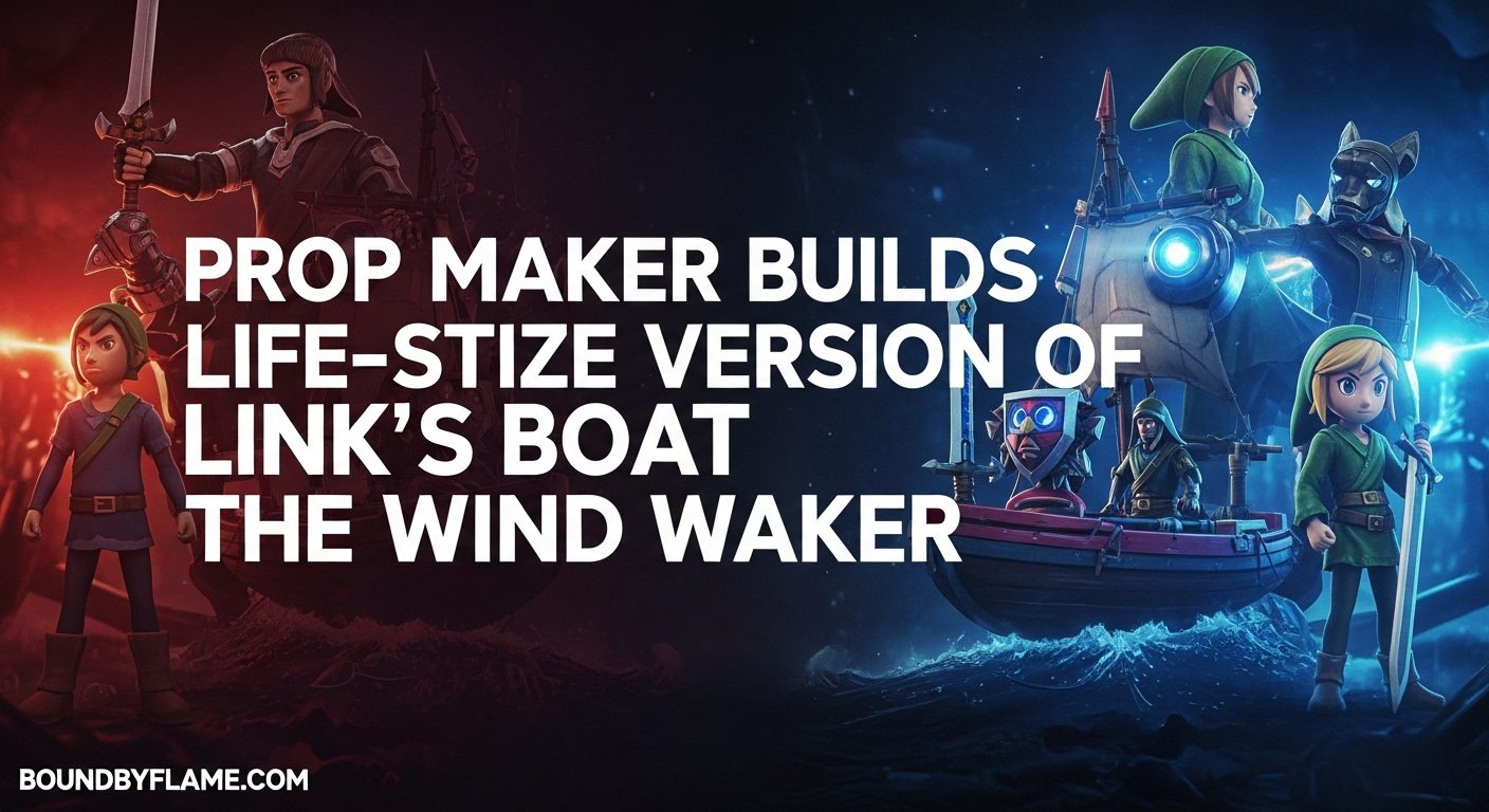 Prop Maker Builds Life-Size Version of Link's Boat from The Wind Waker
