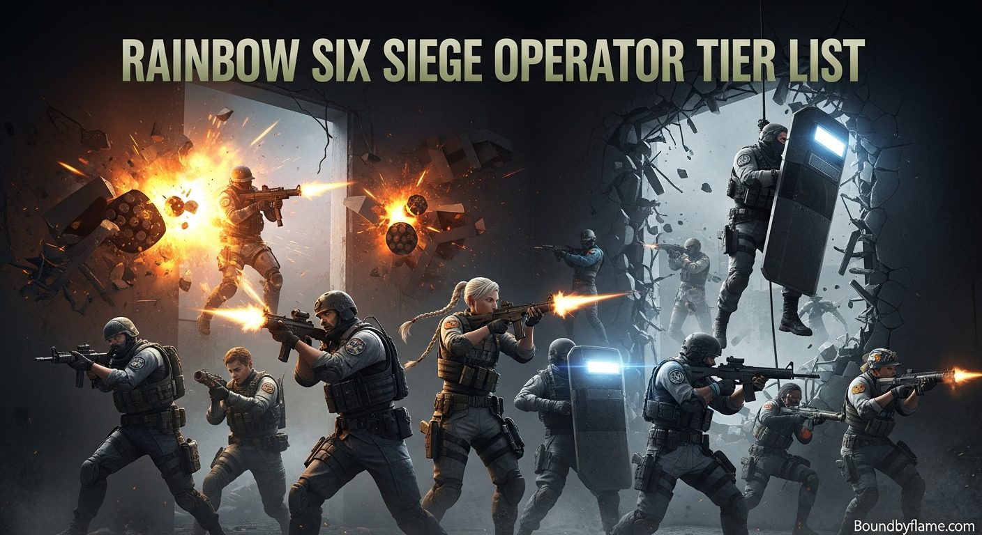 Rainbow Six Siege Operator Tier List