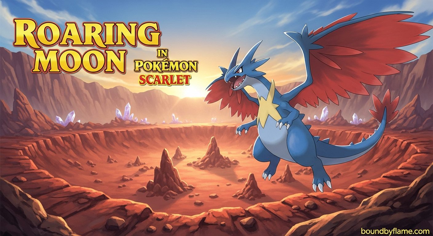 Roaring Moon in Pokemon Scarlet