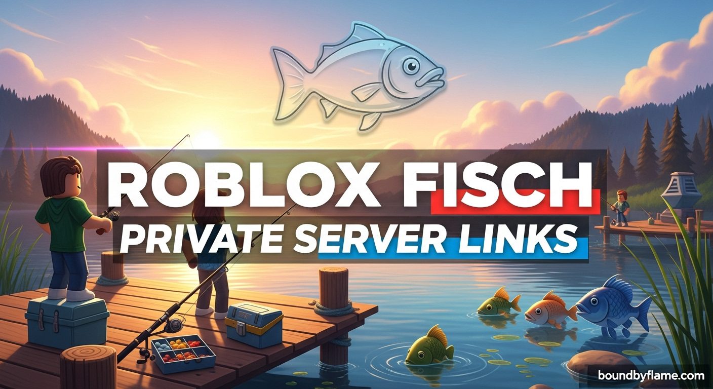 Roblox Fisch Private Server Links