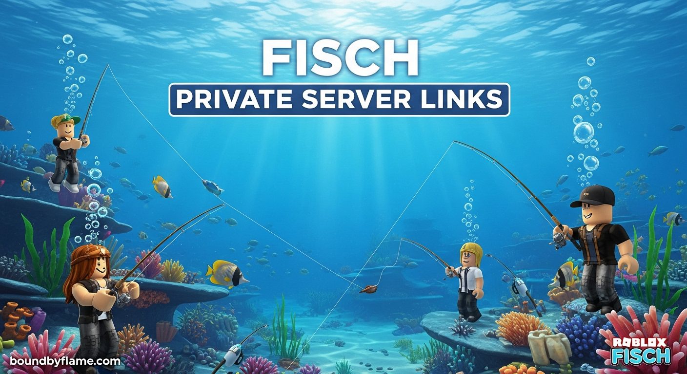 Roblox Fisch Private Server Links
