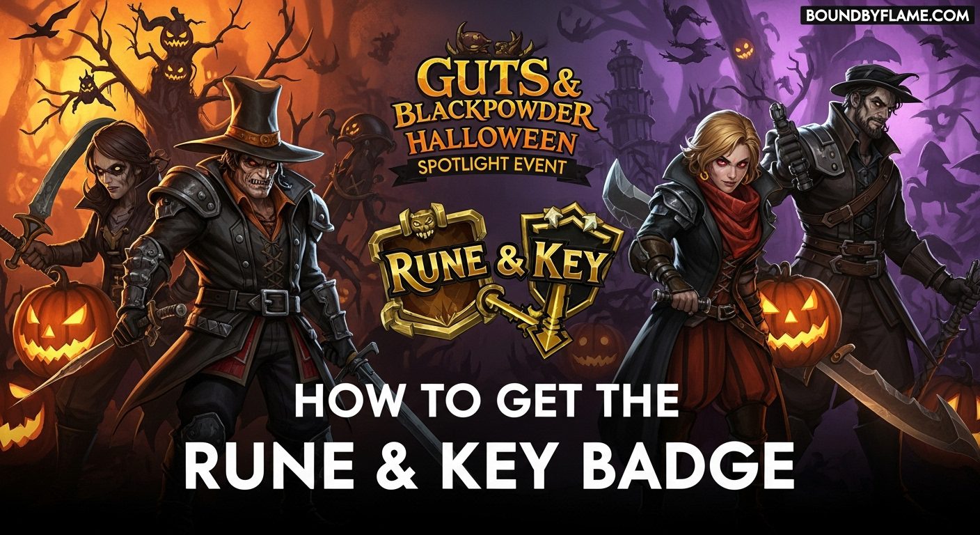 Rune & Key Badge Guide for Guts & Blackpowder