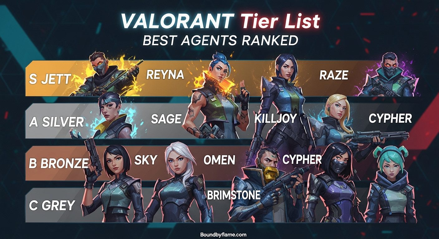 VALORANT Tier List March 2026 Best Agents Ranked VALORANT Tier List March 2026 Best Agents Ranked
