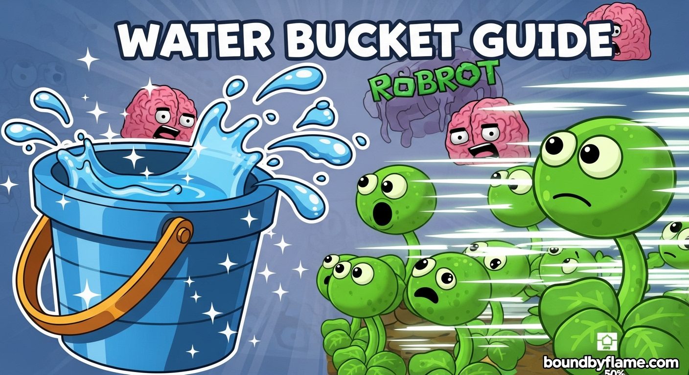Water Bucket Guide Plants vs Brainrots