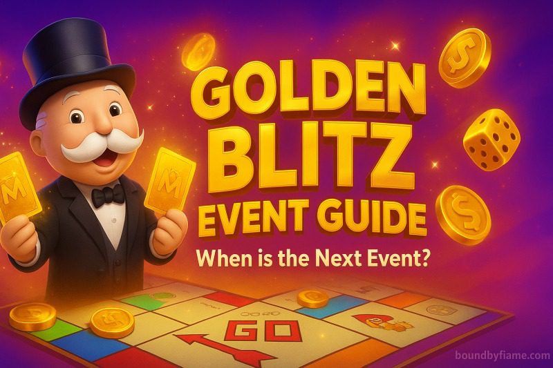 When is the Next Golden Blitz Event in Monopoly GO