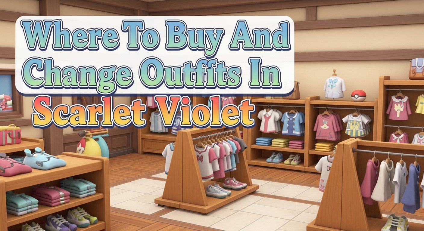 Where To Buy And Change Outfits In Pokemon Scarlet Violet