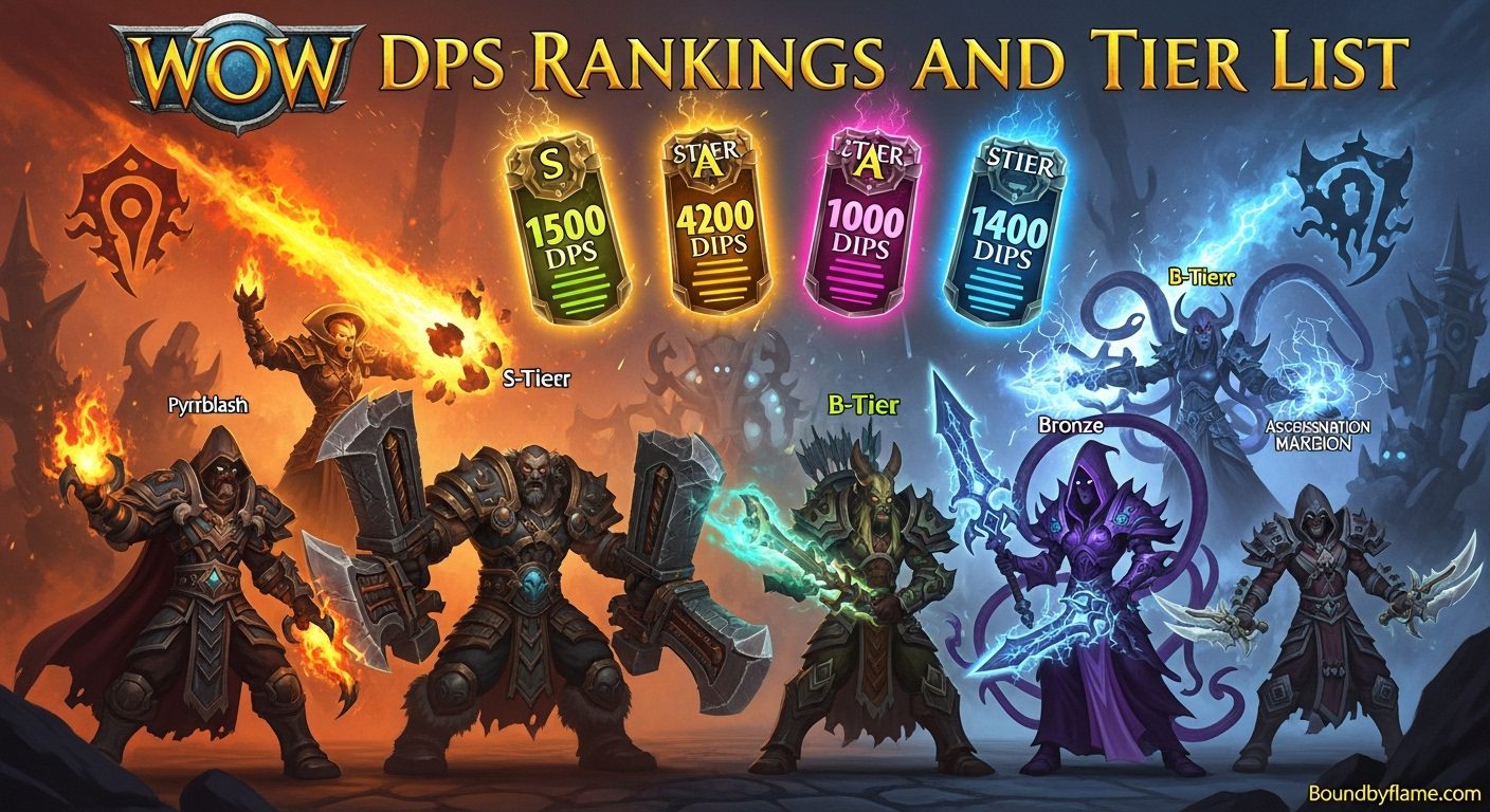 WoW DPS Rankings and Tier List