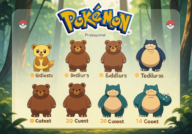 Bear Pokémon: Complete Guide [cy] - All 14 Species Ranked - BoundByFlame