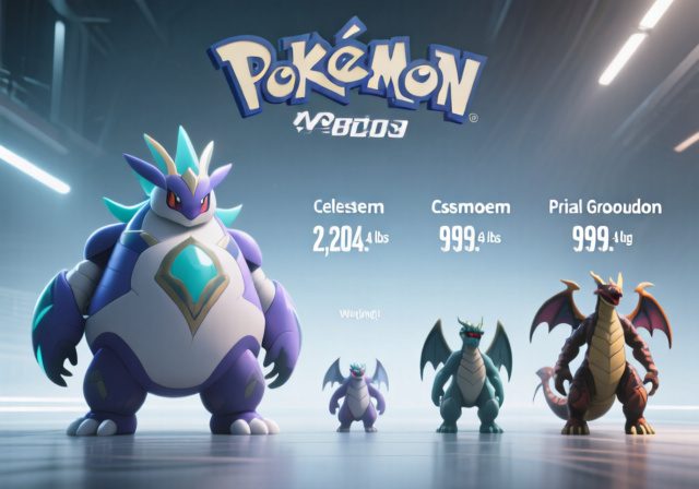 Heaviest Pokemon [cy]: Complete Weight Rankings with Facts - BoundByFlame