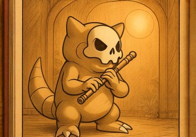 Gen 1 Pokemon Fans Are In Awe As Cubones Face Is Discovered In Old 90s Colouring Book - BoundByFlame