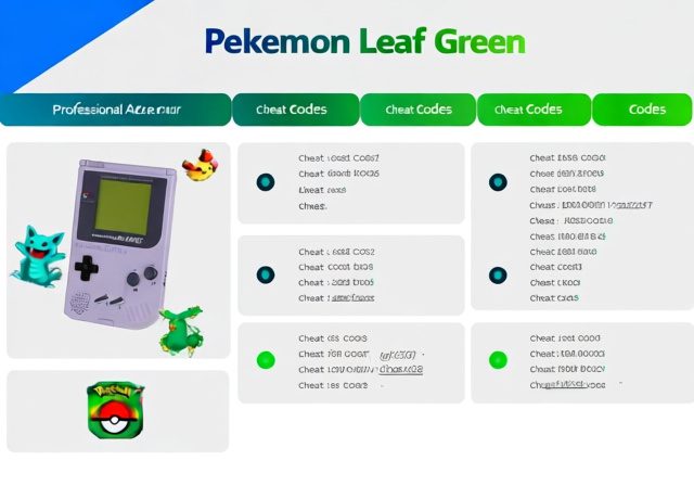 Pokemon Leaf Green Cheats [cy]: Complete Guide with Working Codes - BoundByFlame