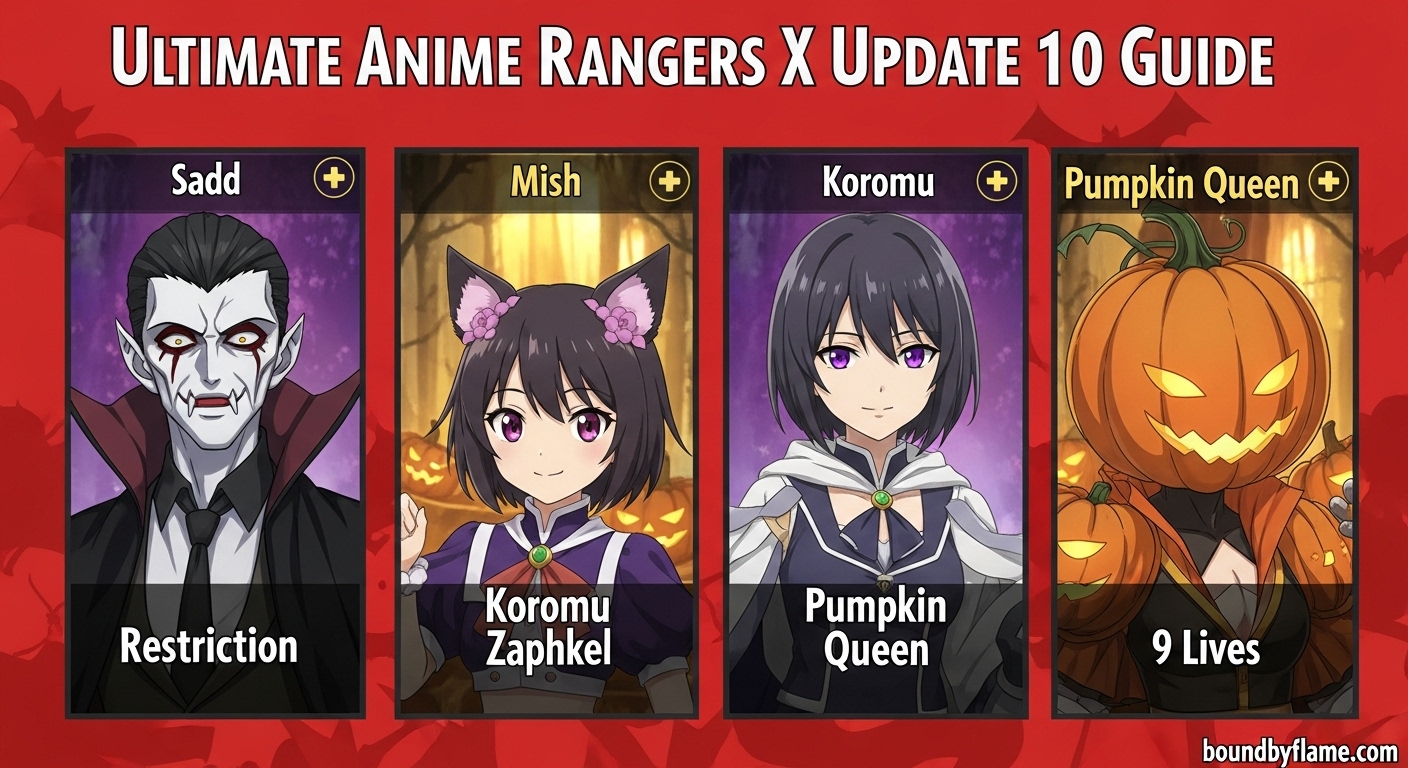 Anime Rangers X Update 10