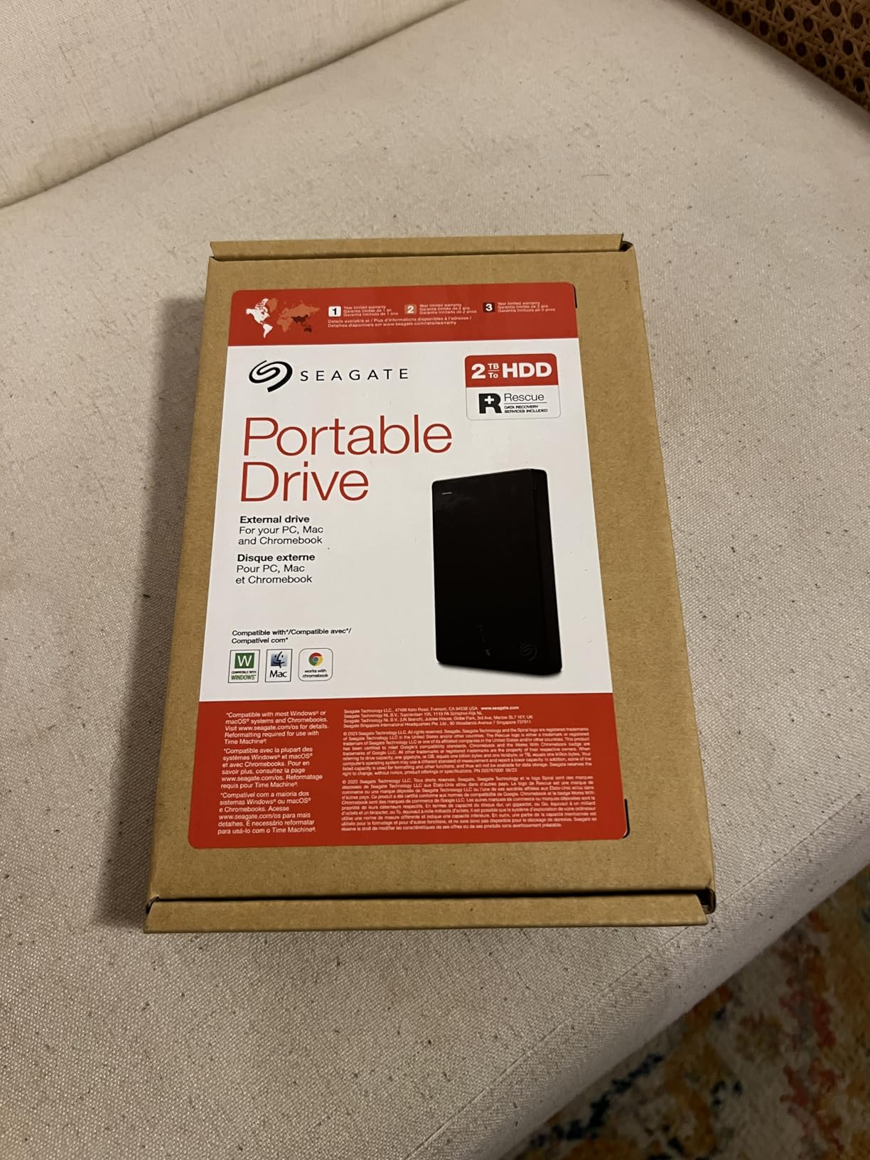 Seagate Portable 2TB External Hard Drive HDD - USB 3.0 for PC, Mac, PlayStation, & Xbox -1-Year Rescue Service (STGX2000400) customer photo 2