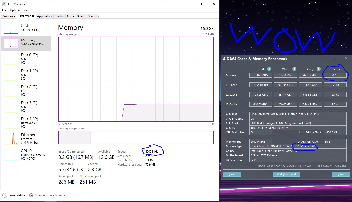 Patriot Viper Steel DDR4 RAM 32GB (2X16GB) 3600MHz CL18 1.35v UDIMM Desktop Gaming Memory Kit Compatible with XMP - PVS432G360C8K - Customer Photo 1