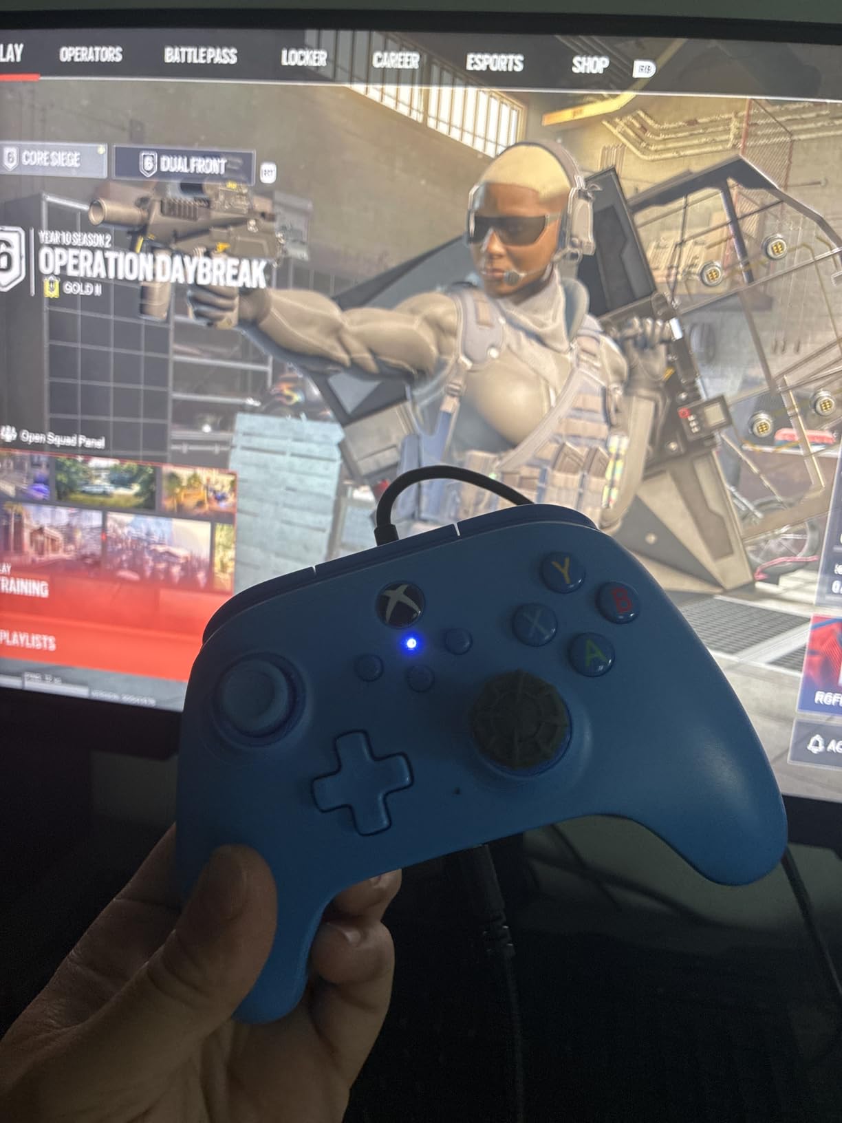 PowerA Wired Controller for Xbox Series X|S - Blue, gamepad, video game/gaming controller, works with Xbox One, Officially Licensed Customer Review PowerA Wired Controller for Xbox Series X|S - Blue, gamepad, video game/gaming controller, works with Xbox One, Officially Licensed - Customer Photo 1