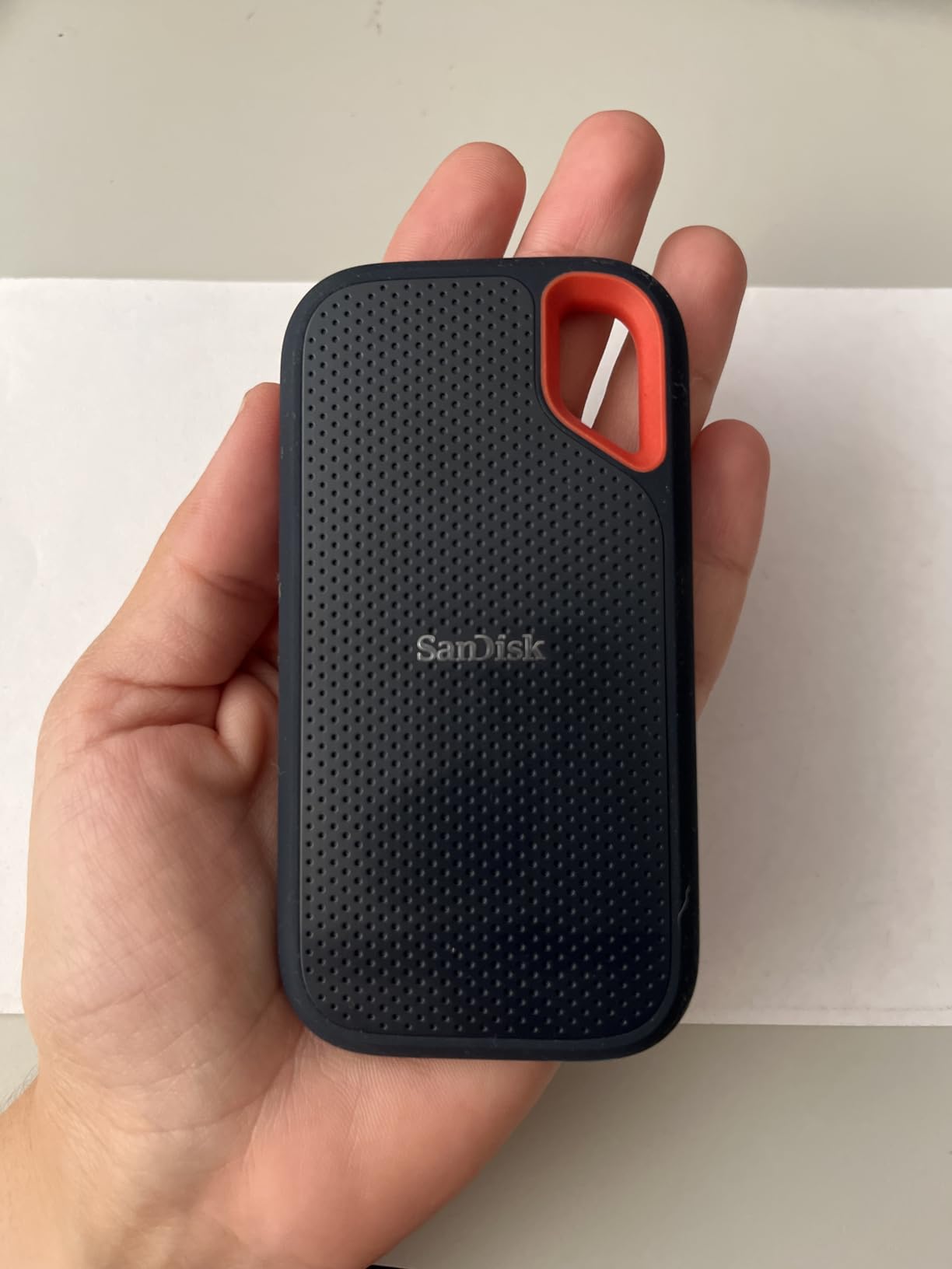 SanDisk 2TB Extreme Portable SSD - Up to 1050MB/s, USB-C, USB 3.2 Gen 2, IP65 Water and Dust Resistance, Updated Firmware - External Solid State Drive - SDSSDE61-2T00-G25 Customer Review SanDisk 2TB Extreme Portable SSD - Up to 1050MB/s, USB-C, USB 3.2 Gen 2, IP65 Water and Dust Resistance, Updated Firmware - External Solid State Drive - SDSSDE61-2T00-G25 - Customer Photo 3