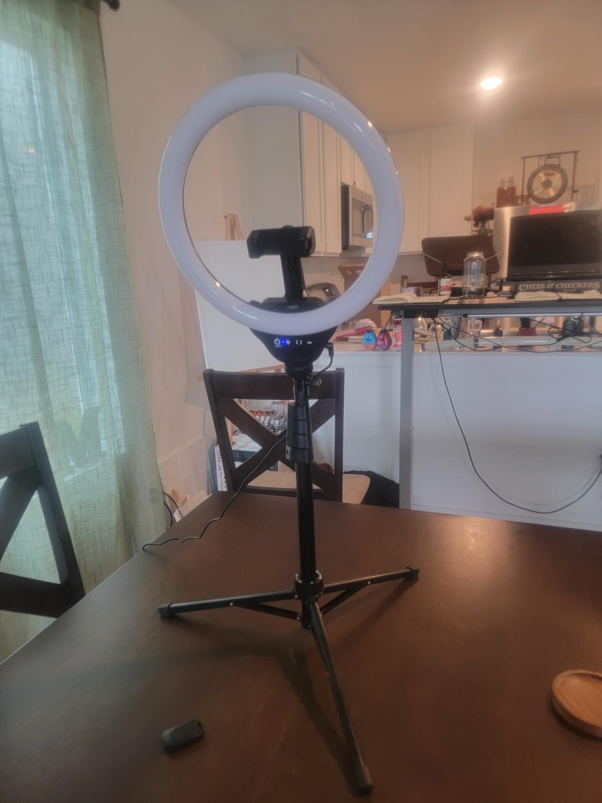 UBeesize 12'' Selfie Ring Light with 62’’ Tripod Stand for Video Recording, Live Streaming(YouTube, Instagram, TIK Tok), Compatible with Phones, Cameras and Webcams - Customer Photo 3