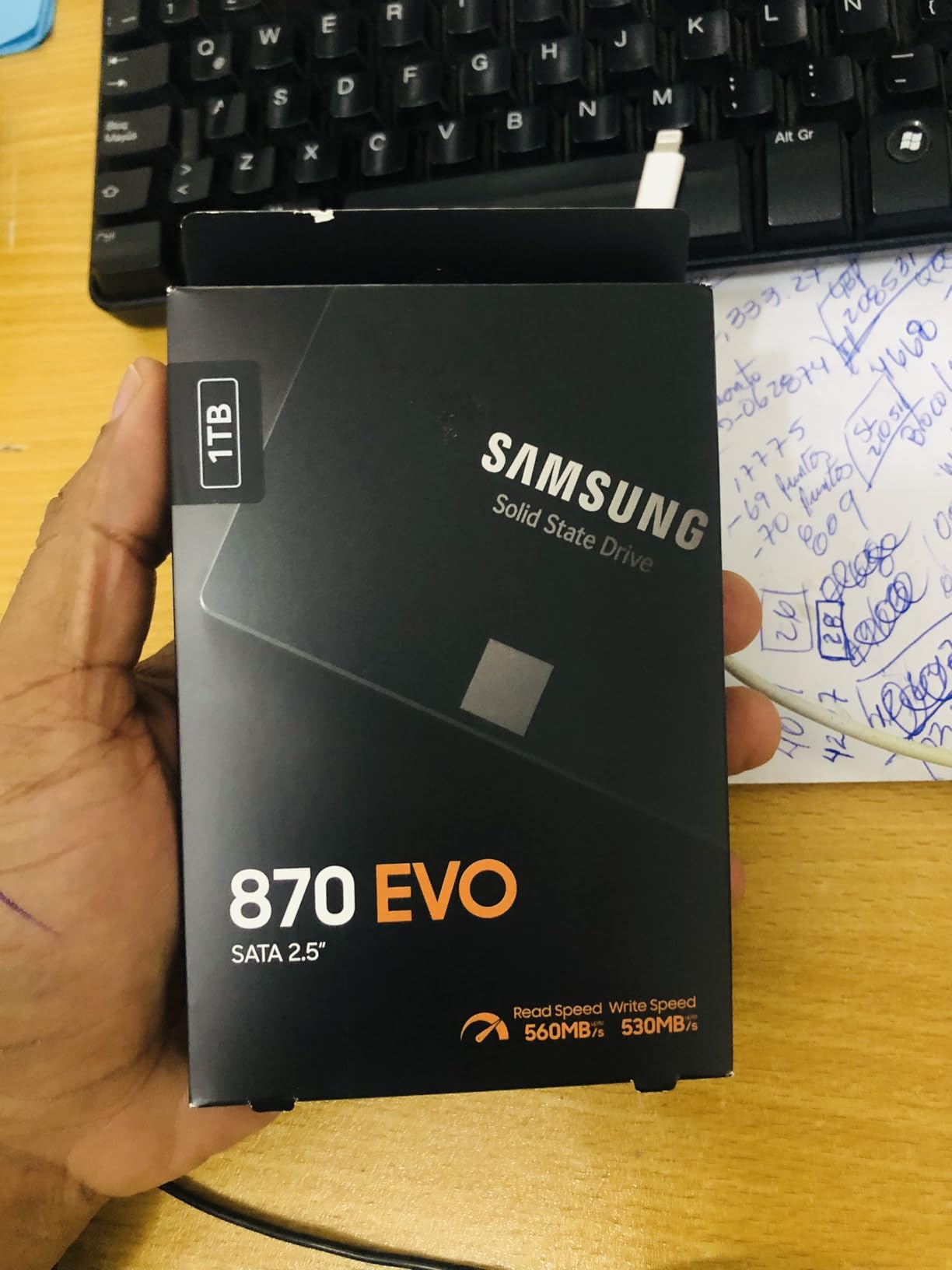 SAMSUNG 870 EVO SATA SSD 500GB 2.5