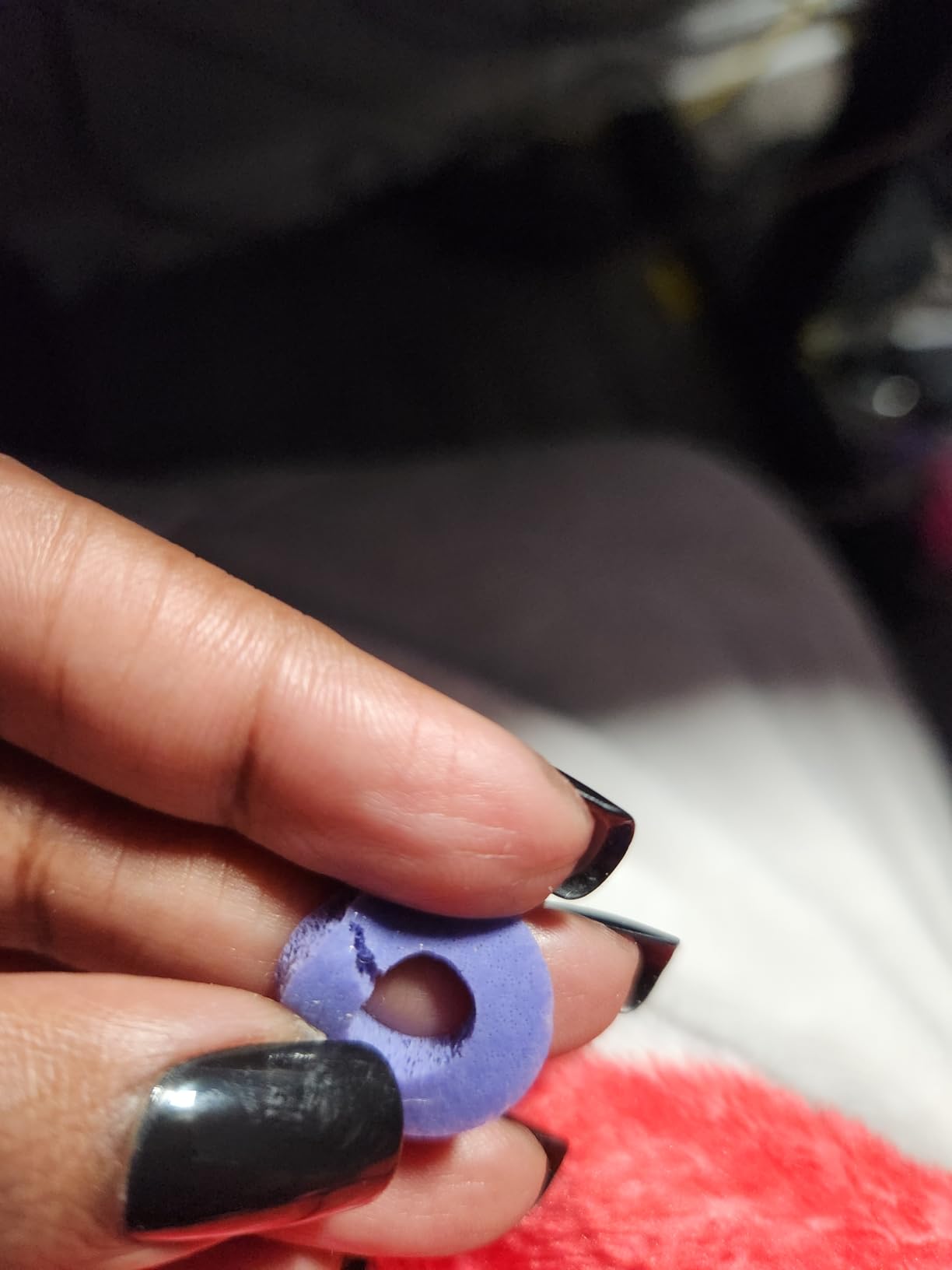 KontrolFreek Precision Rings | Aim Assist Motion Control for PlayStation 4 (PS4), PS5, Xbox One, XBX, Switch Pro & Scuf Controller (Black/Purple/Green) - Customer Photo 3