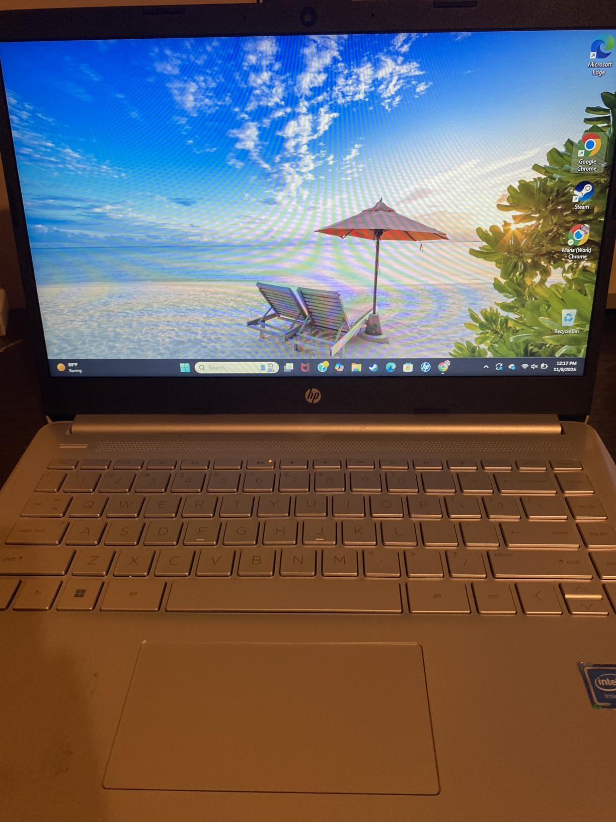 HP 14 Laptop, Intel Celeron N4020, 4 GB RAM, 64 GB Storage, 14-inch Micro-edge HD Display, Windows 11 Home, Thin & Portable, 4K Graphics, One Year of Microsoft 365 (14-dq0040nr, Snowflake White) Customer Review HP 14 Laptop, Intel Celeron N4020, 4 GB RAM, 64 GB Storage, 14-inch Micro-edge HD Display, Windows 11 Home, Thin & Portable, 4K Graphics, One Year of Microsoft 365 (14-dq0040nr, Snowflake White) - Customer Photo 2