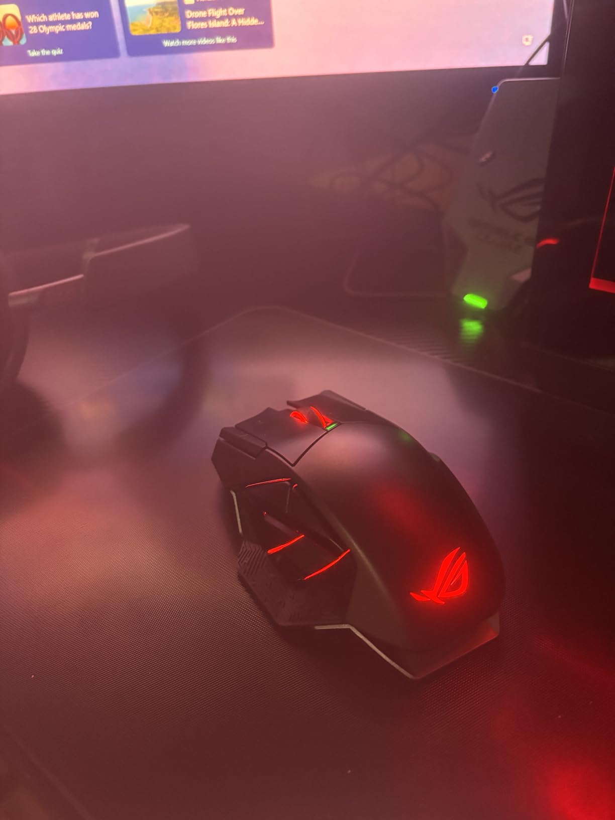 ASUS ROG Spatha X Wireless Gaming Mouse – MMO/MOBA Design, 12 Programmable Buttons, Right-Handed, 168g, Dual-Mode (Wired/2.4GHz), 19K DPI, up to 67Hr Battery, Magnetic Charging Dock, PC/Mac Support - Customer Photo 3
