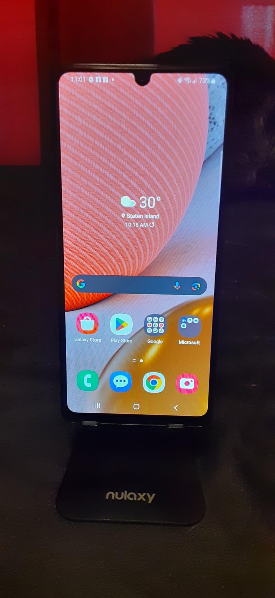 Samsung Galaxy A42 5G, Factory Unlocked, US Version, 128GB, Black (Renewed) - Customer Photo 1