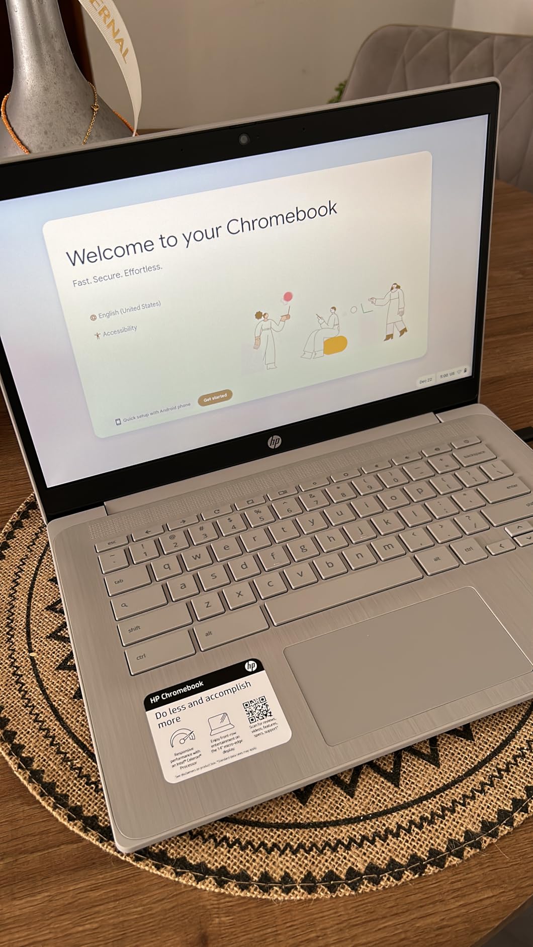 HP Chromebook 14 Laptop, Intel Celeron N4120, 4 GB RAM, 64 GB eMMC, 14 HP Chromebook 14 Laptop, Intel Celeron N4120, 4 GB RAM, 64 GB eMMC, 14