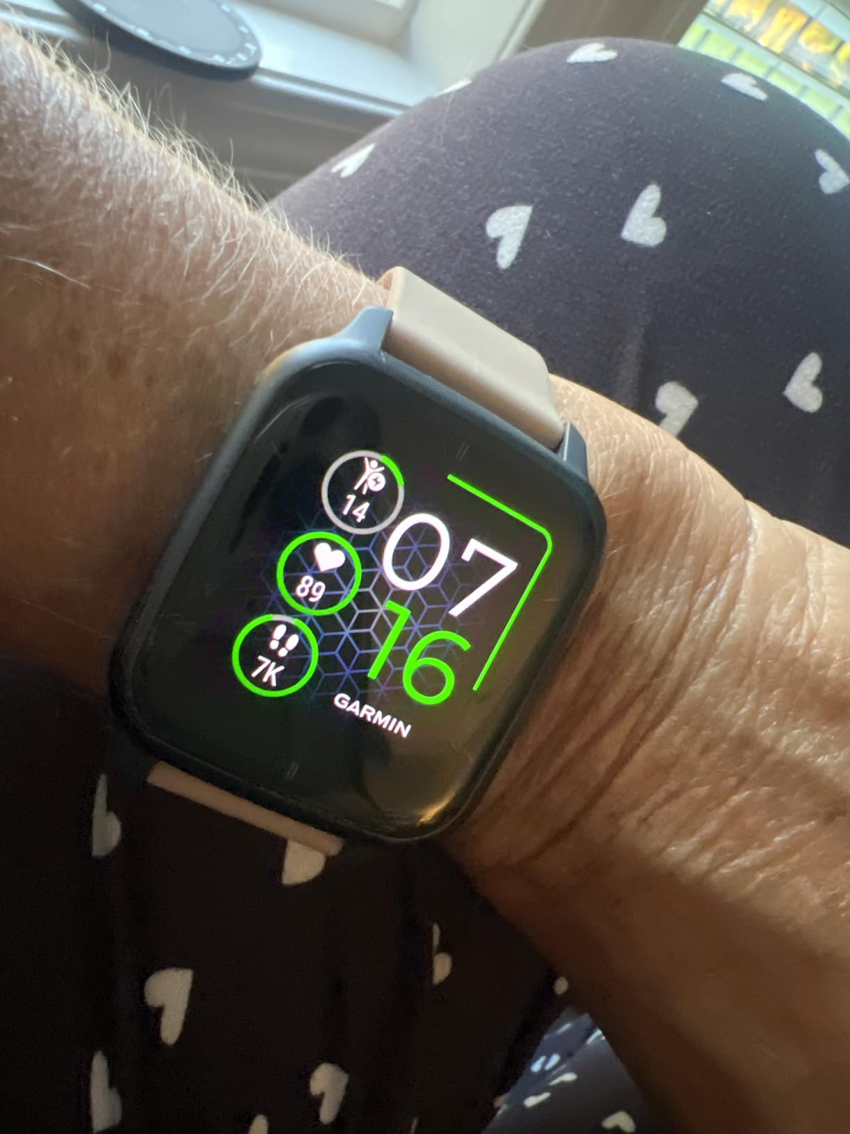 Garmin Venu® Sq 2 GPS Smartwatch, All-Day Health Monitoring, Long-Lasting Battery Life, AMOLED Display, Slate and Shadow Gray Customer Review Garmin Venu® Sq 2 GPS Smartwatch, All-Day Health Monitoring, Long-Lasting Battery Life, AMOLED Display, Slate and Shadow Gray - Customer Photo 2