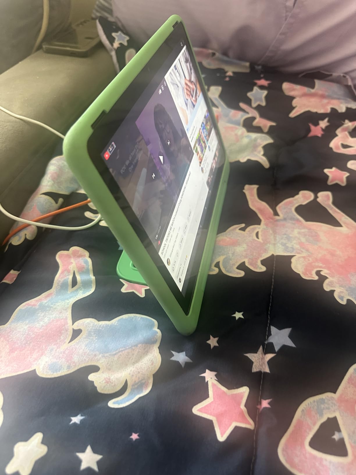 Amazon Fire HD 10 Kids Pro tablet (newest model) ages 6-12. Bright 10.1