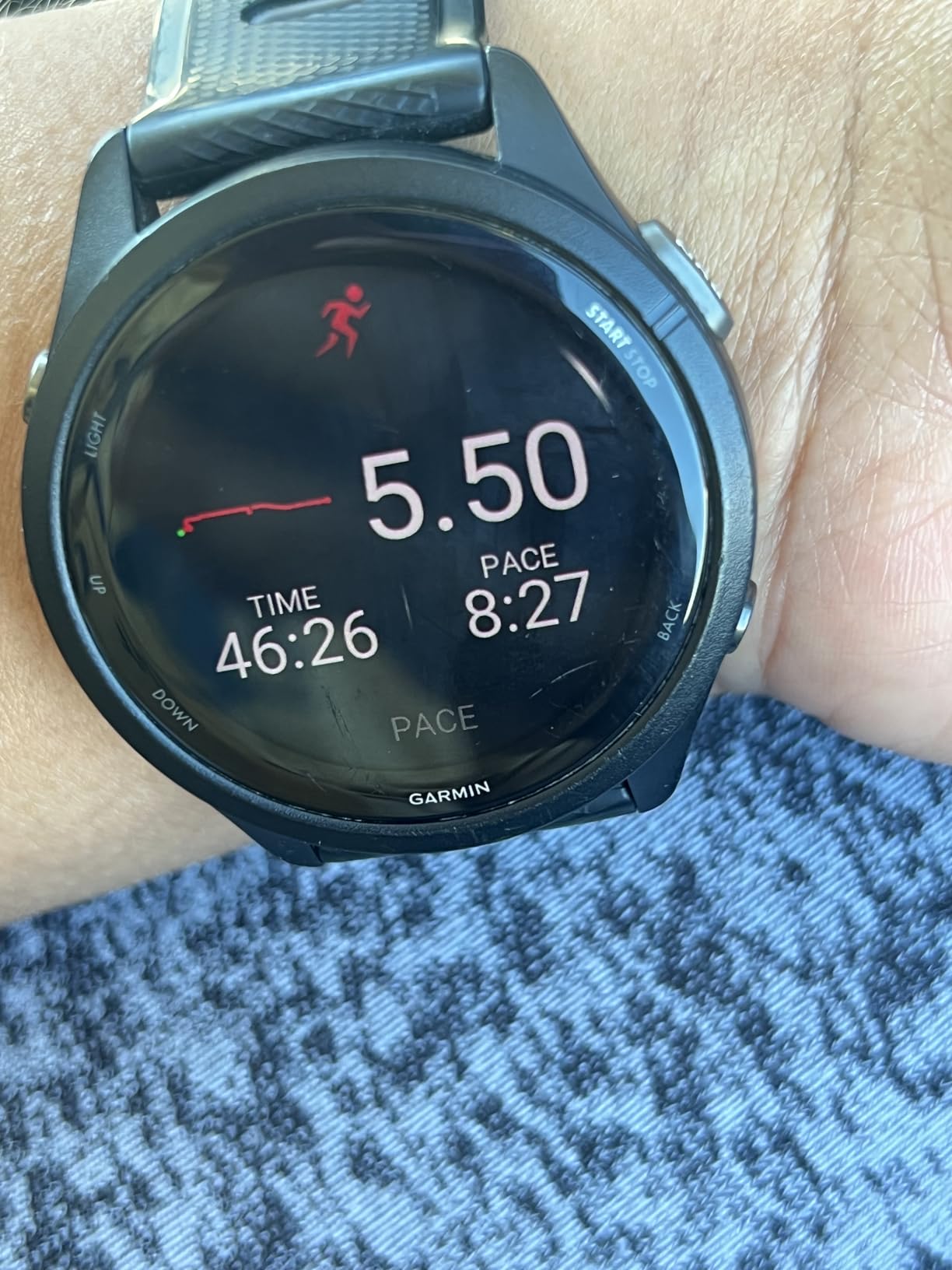 Garmin Forerunner 265 Running Smartwatch, Colorful AMOLED Display, Training Metrics and Recovery Insights, Black and Powder Gray Customer Review Garmin Forerunner 265 Running Smartwatch, Colorful AMOLED Display, Training Metrics and Recovery Insights, Black and Powder Gray - Customer Photo 1