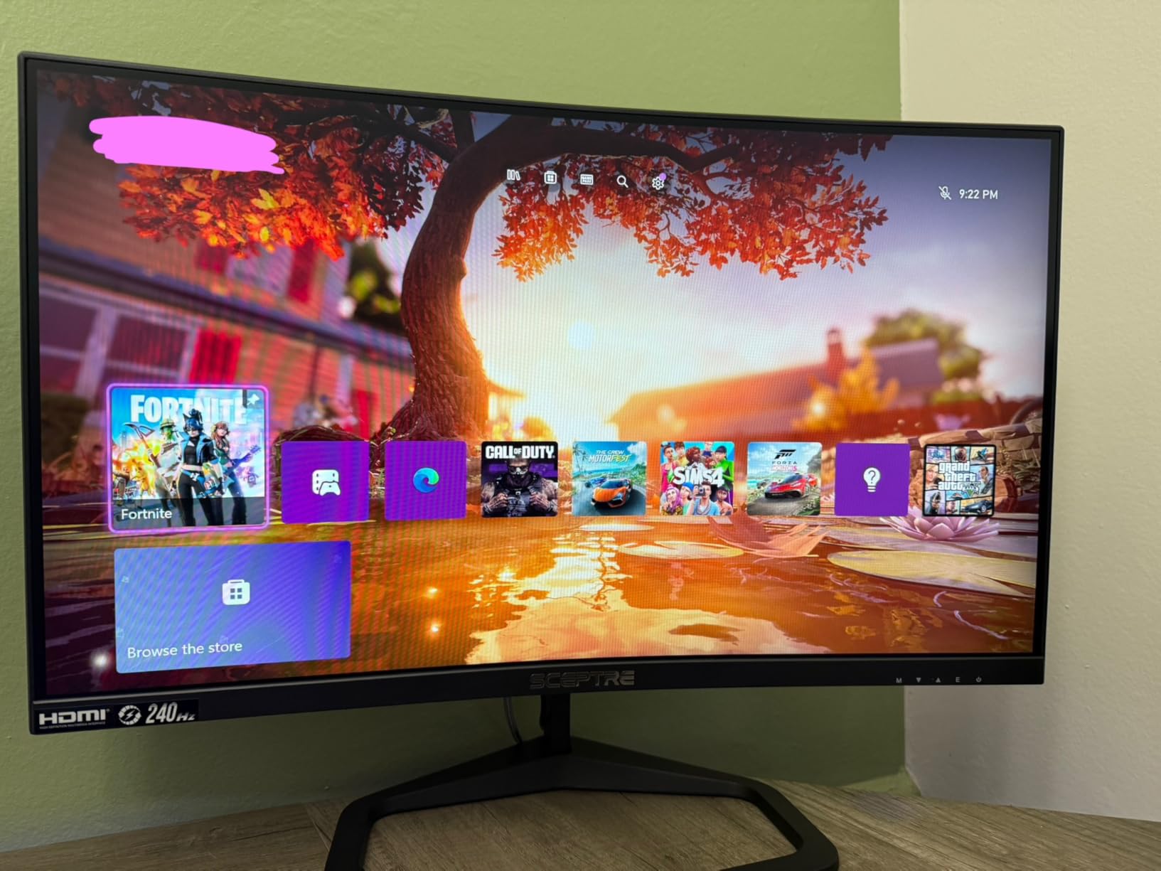 Sceptre New Curved 24.5-inch Gaming Monitor up to 240Hz 1080p R1500 1ms DisplayPort x2 HDMI x2 Blue Light Shift Build-in Speakers, Machine Black 2025 (C255B-FWT240 Series) Customer Review Sceptre New Curved 24.5-inch Gaming Monitor up to 240Hz 1080p R1500 1ms DisplayPort x2 HDMI x2 Blue Light Shift Build-in Speakers, Machine Black 2025 (C255B-FWT240 Series) - Customer Photo 2