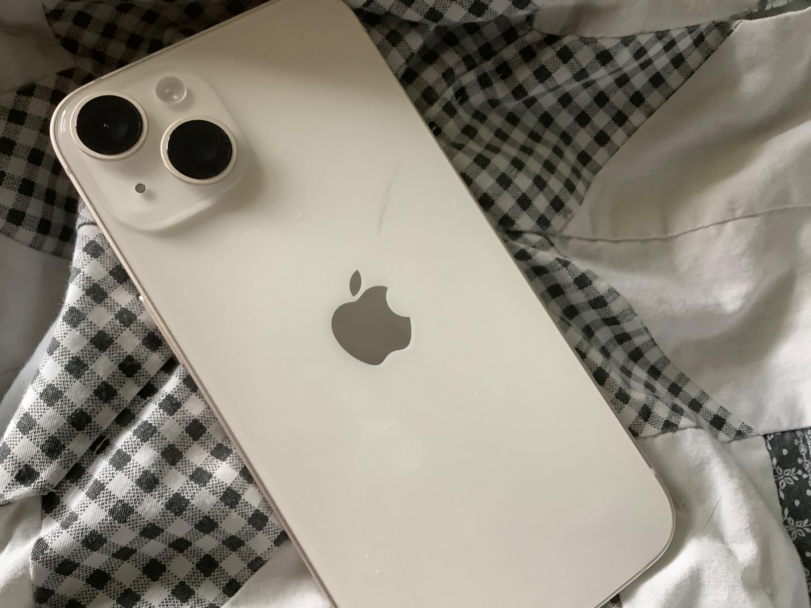 Apple iPhone (Renewed Premium) 14, 128GB, Starlight - Unlocked - Customer Photo 1