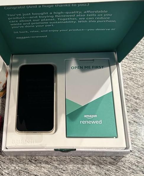 Apple iPhone (Renewed Premium) 14, 128GB, Starlight - Unlocked - Customer Photo 2