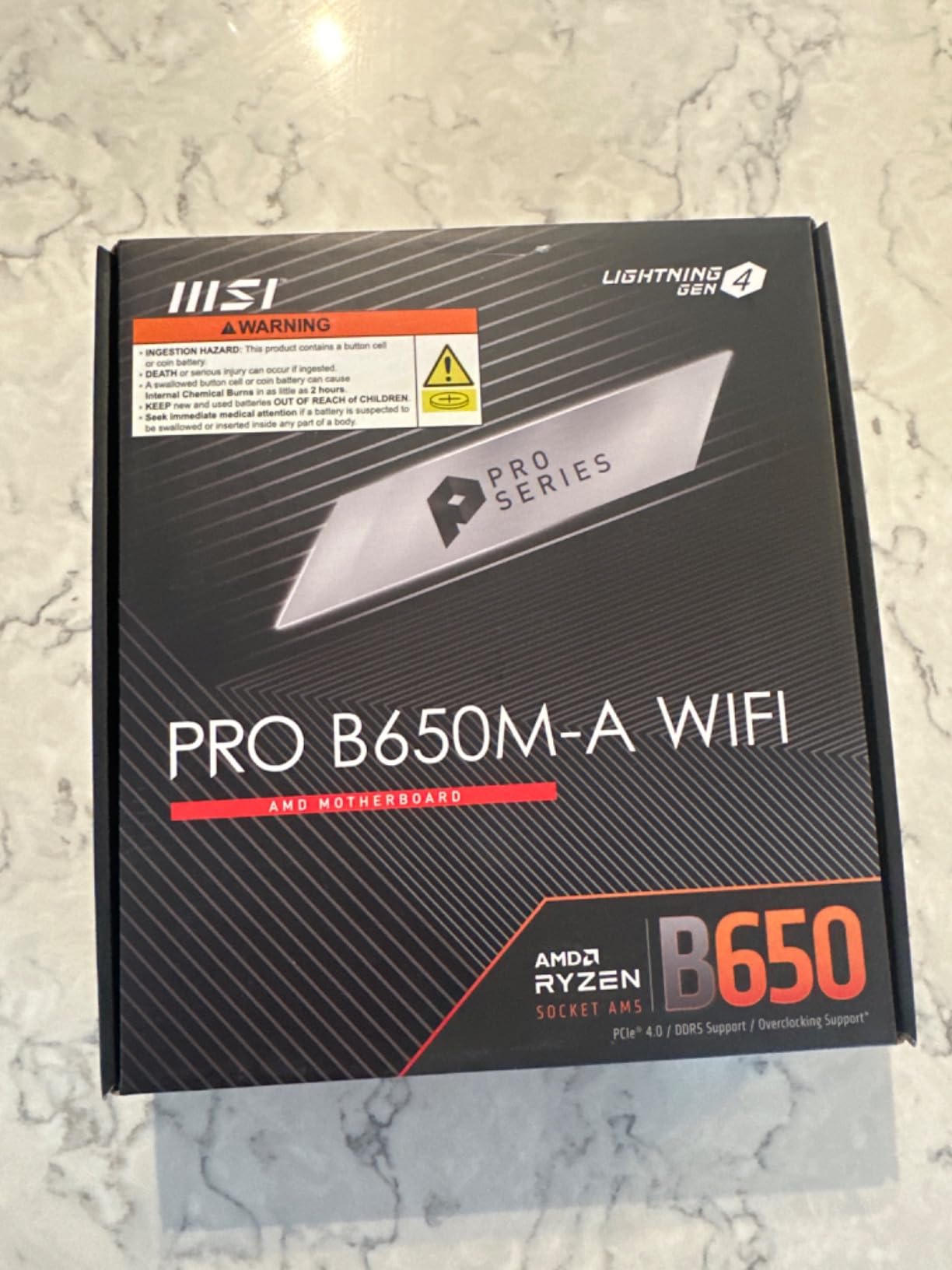 B650 Gaming Plus WiFi Motherboard AMD B650 Socket AM5 ATX - Customer Photo 1