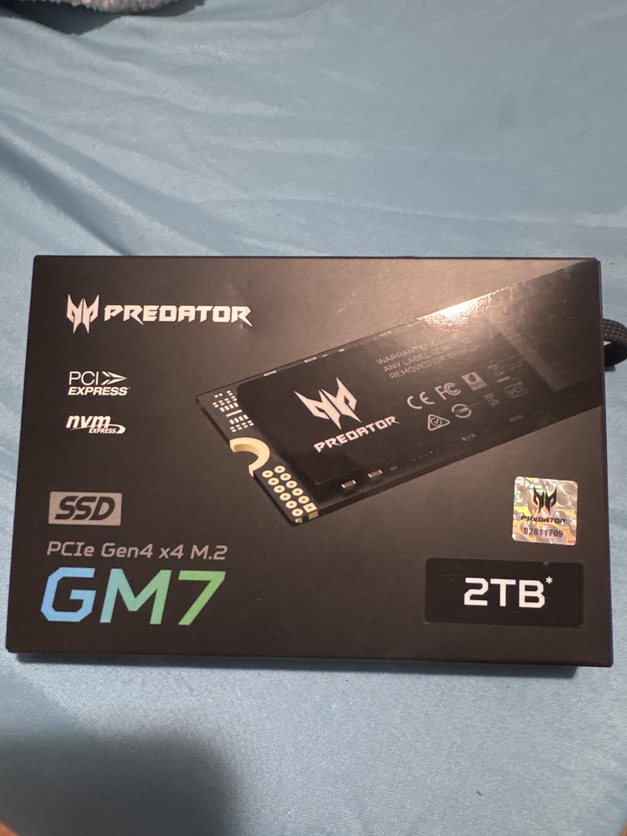 acer Predator GM7 1TB SSD: M.2 2280 PCIe Gen 4 x4 NVMe 2.0, Read Speed Up to 7400 MB/s, Internal PC Solid State Drive for Laptop, Desktop and PS5 Customer Review acer Predator GM7 1TB SSD: M.2 2280 PCIe Gen 4 x4 NVMe 2.0, Read Speed Up to 7400 MB/s, Internal PC Solid State Drive for Laptop, Desktop and PS5 - Customer Photo 1