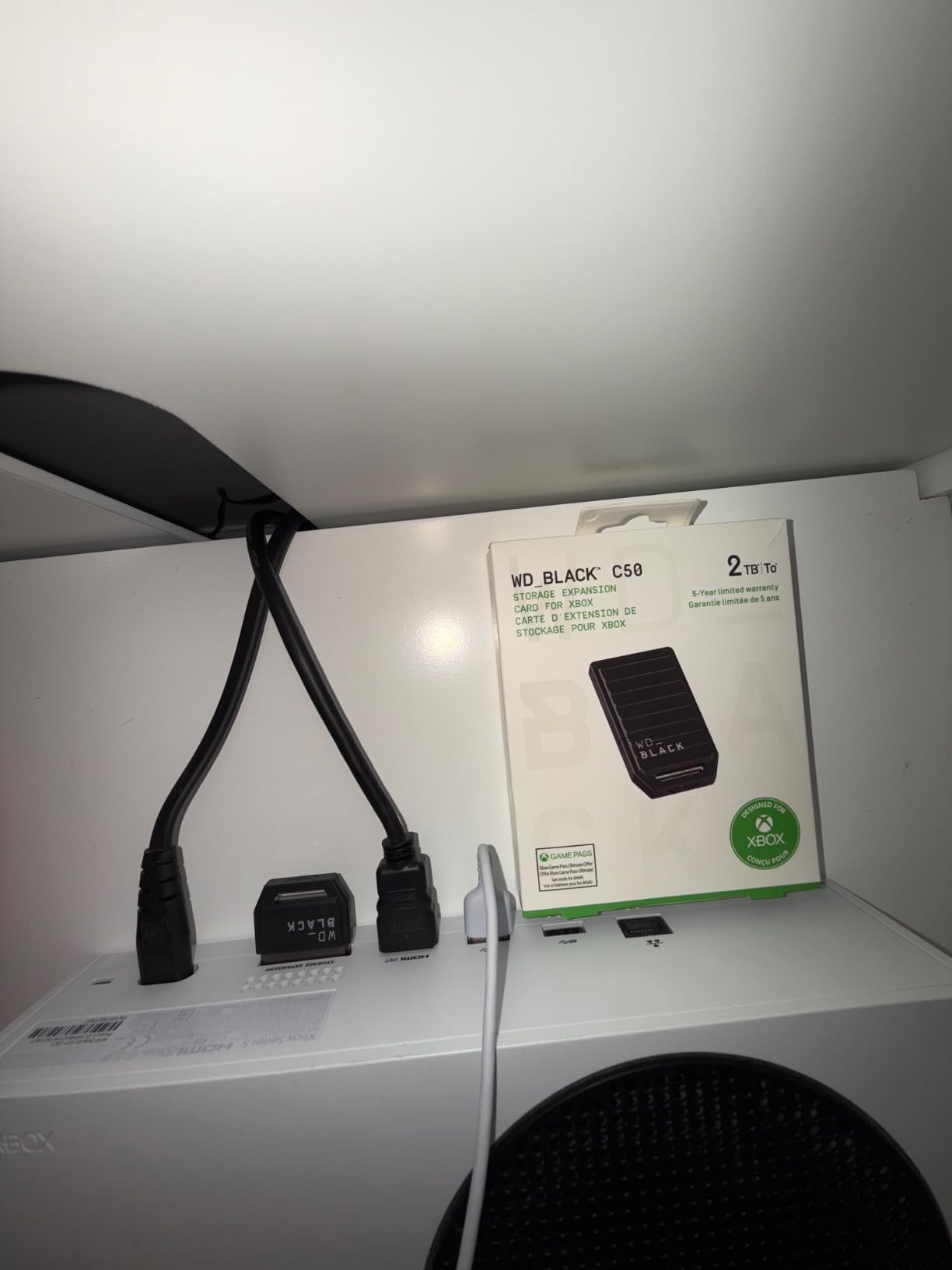 WD_Black 1TB C50 Storage Expansion Card, Officially Licensed for Xbox – Quick Resume, Plug & Play, NVMe SSD Expansion for Xbox Series X|S Gaming Consoles - WDBMPH0010BNC-WCSN Customer Review WD_Black 1TB C50 Storage Expansion Card, Officially Licensed for Xbox – Quick Resume, Plug & Play, NVMe SSD Expansion for Xbox Series X|S Gaming Consoles - WDBMPH0010BNC-WCSN - Customer Photo 2