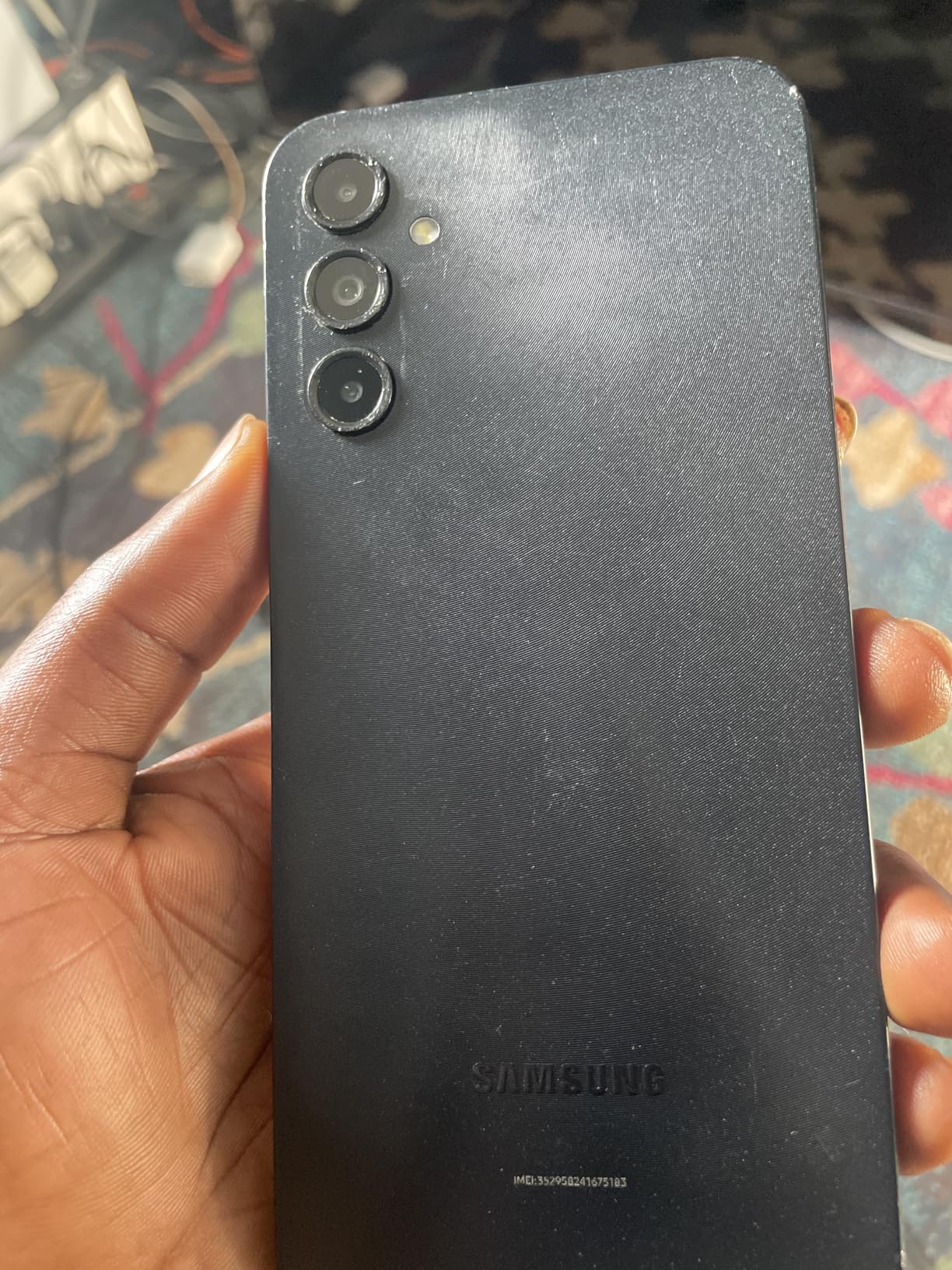 Samsung Galaxy A14 5G A Series Cell Phone, Factory Unlocked GSM Android Smartphone, 4GB / 64GB Black (Renewed) - Customer Photo 4