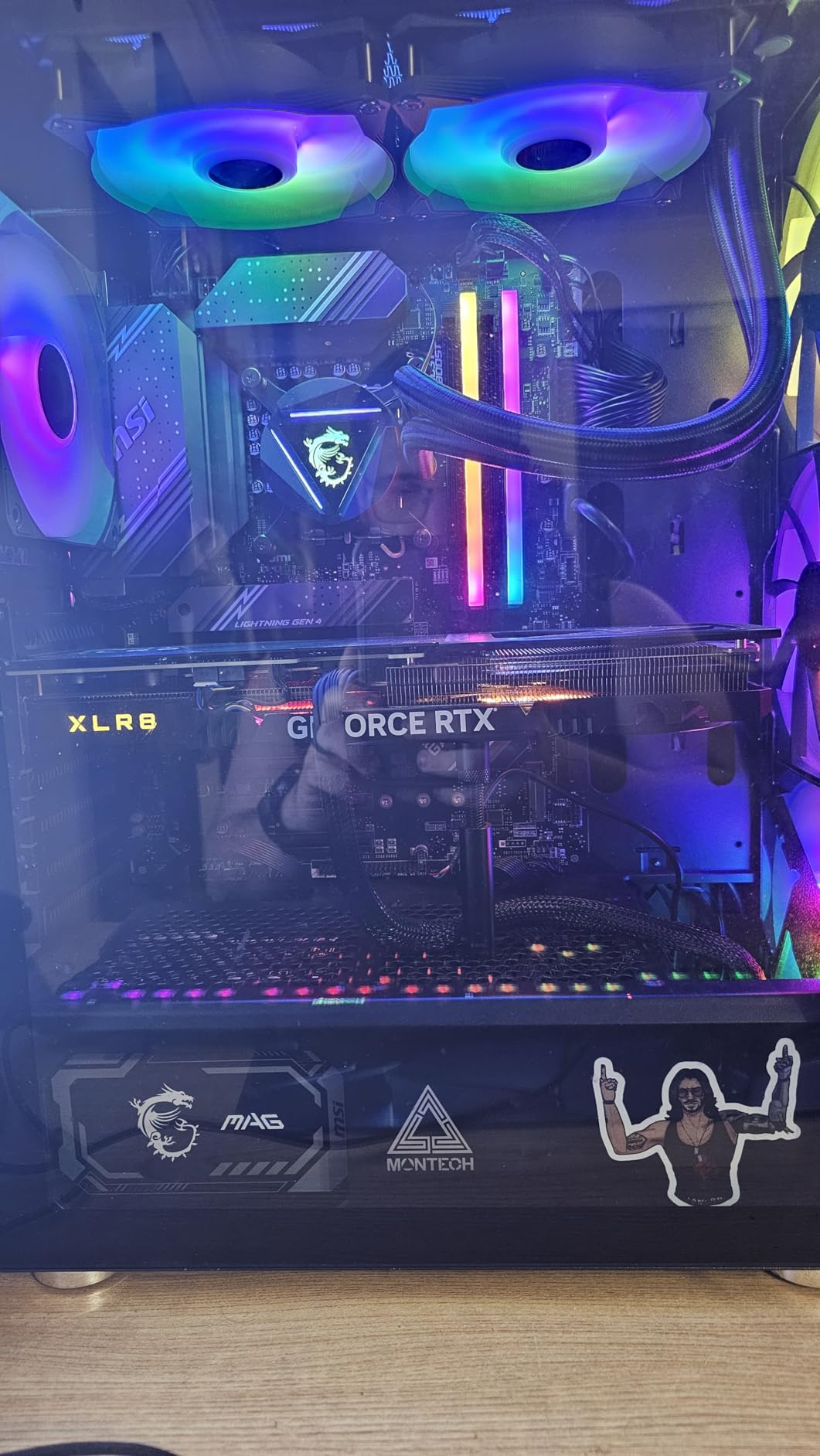 MSI MAG A850GL PCIE5, Fully Modular Compact Gaming 850W Power Supply, 80+ Gold, ATX 3.1 & PCIe 5.1 Ready, Native Dual-Color 12V-2x6 Cable, 10 Year Warranty Customer Review MSI MAG A850GL PCIE5, Fully Modular Compact Gaming 850W Power Supply, 80+ Gold, ATX 3.1 & PCIe 5.1 Ready, Native Dual-Color 12V-2x6 Cable, 10 Year Warranty - Customer Photo 1