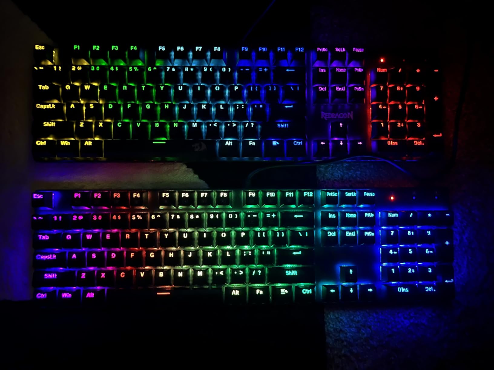 Redragon Mechanical Gaming Keyboard Wired, 11 Programmable Backlit Modes, Hot-Swappable Red Switch, Anti-Ghosting, Double-Shot PBT Keycaps, Light Up Keyboard for PC Mac Customer Review Redragon Mechanical Gaming Keyboard Wired, 11 Programmable Backlit Modes, Hot-Swappable Red Switch, Anti-Ghosting, Double-Shot PBT Keycaps, Light Up Keyboard for PC Mac - Customer Photo 2