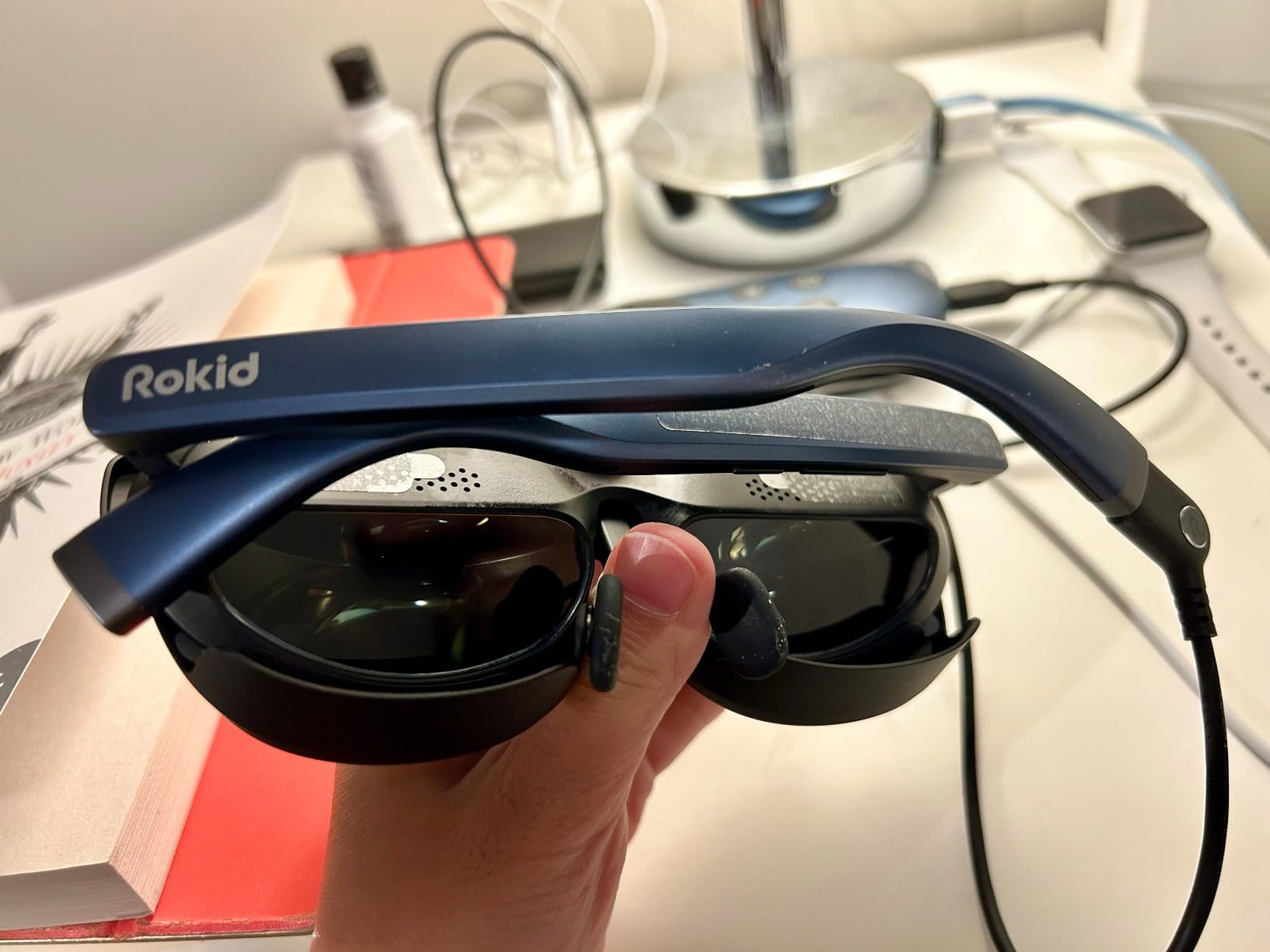 Rokid AR Joy Pack AR Glasses, Smart Glasses Max with Station, 360