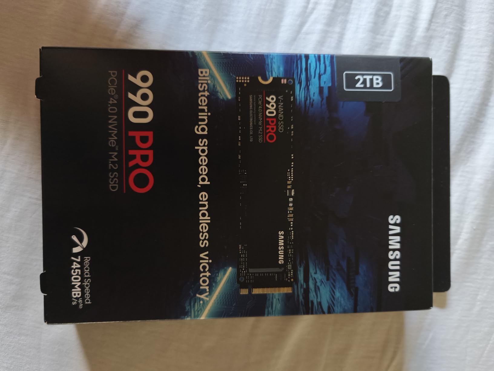 SAMSUNG 990 PRO SSD 4TB PCIe 4.0 M.2 2280 Internal Solid State Hard Drive, Seq. Read Speeds Up to 7,450 MB/s for High End Computing, Gaming, and Heavy Duty Workstations, MZ-V9P4T0B/AM Customer Review SAMSUNG 990 PRO SSD 4TB PCIe 4.0 M.2 2280 Internal Solid State Hard Drive, Seq. Read Speeds Up to 7,450 MB/s for High End Computing, Gaming, and Heavy Duty Workstations, MZ-V9P4T0B/AM - Customer Photo 1