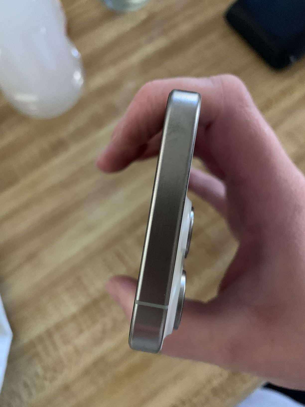 Apple iPhone 15 Pro, 128GB, Black Titanium - Unlocked (Renewed) - Customer Photo 2