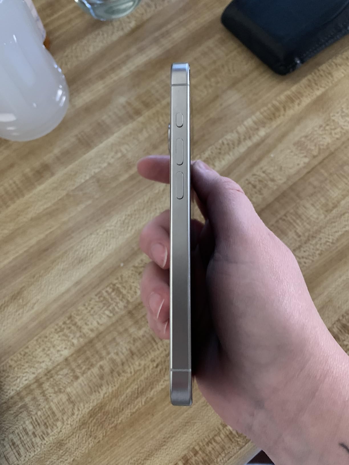 Apple iPhone 15 Pro, 128GB, Black Titanium - Unlocked (Renewed) - Customer Photo 2